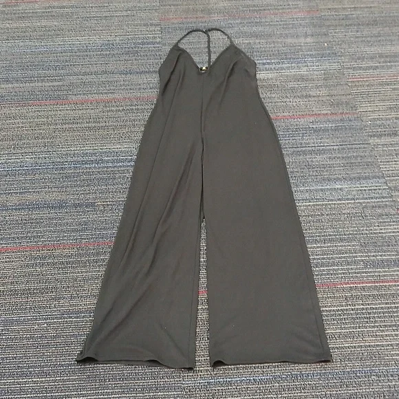 Y2K Victoria Secret T Back Jumpsuit Black Medium - Picture 4 of 6
